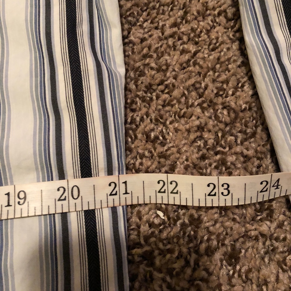 Gap Blue Stripes Dress Shirt Medium